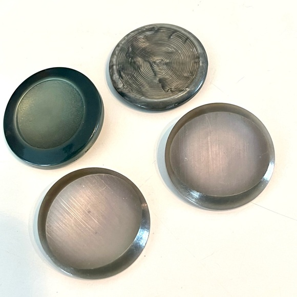 Vintage Celluloid Large Buttons - Picture 1 of 6
